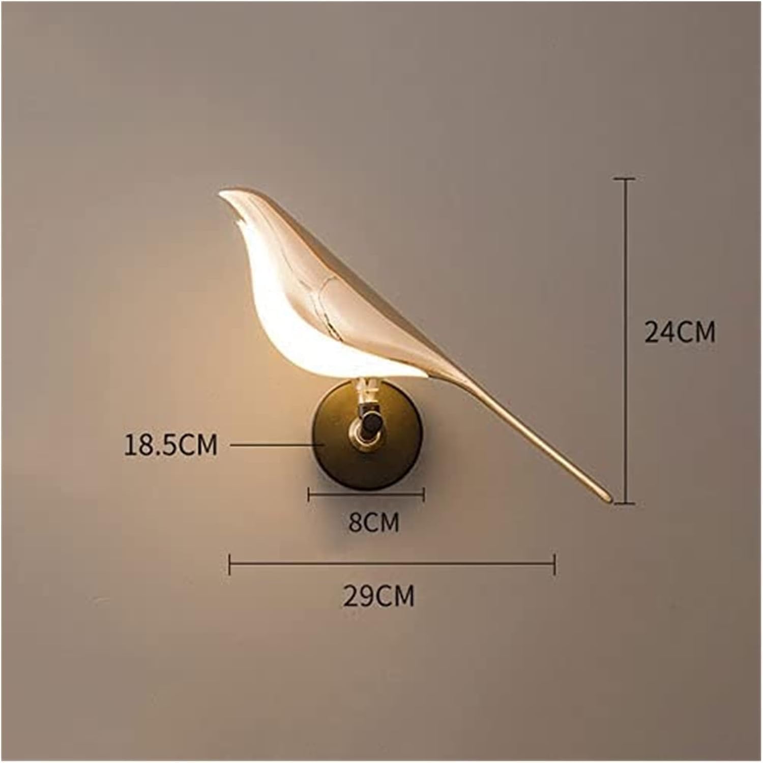 3D Moon LED Wall Lamp Modern Art