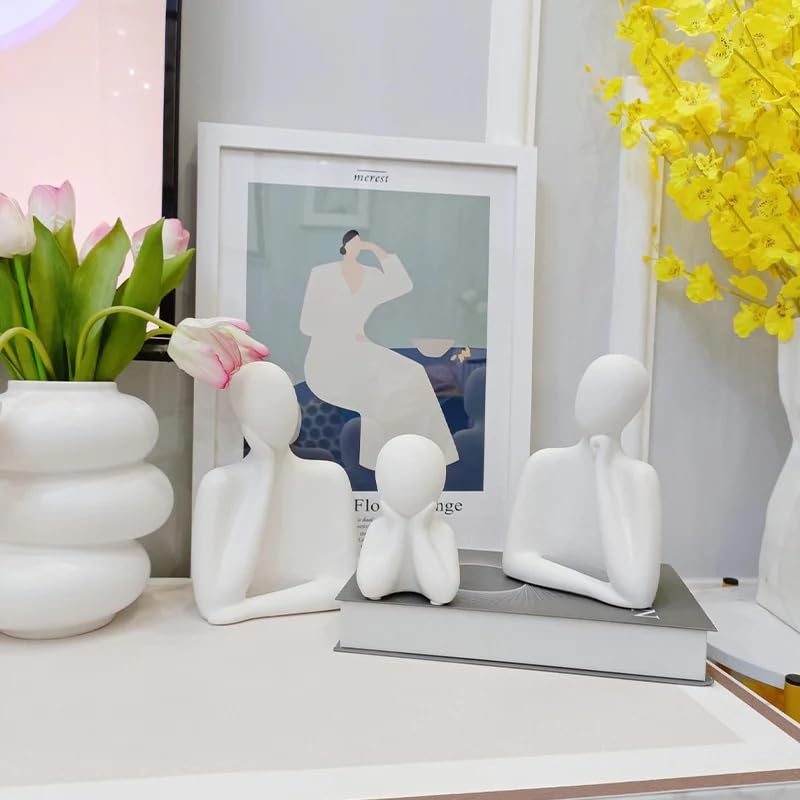 Ceramic Couple Family Statue