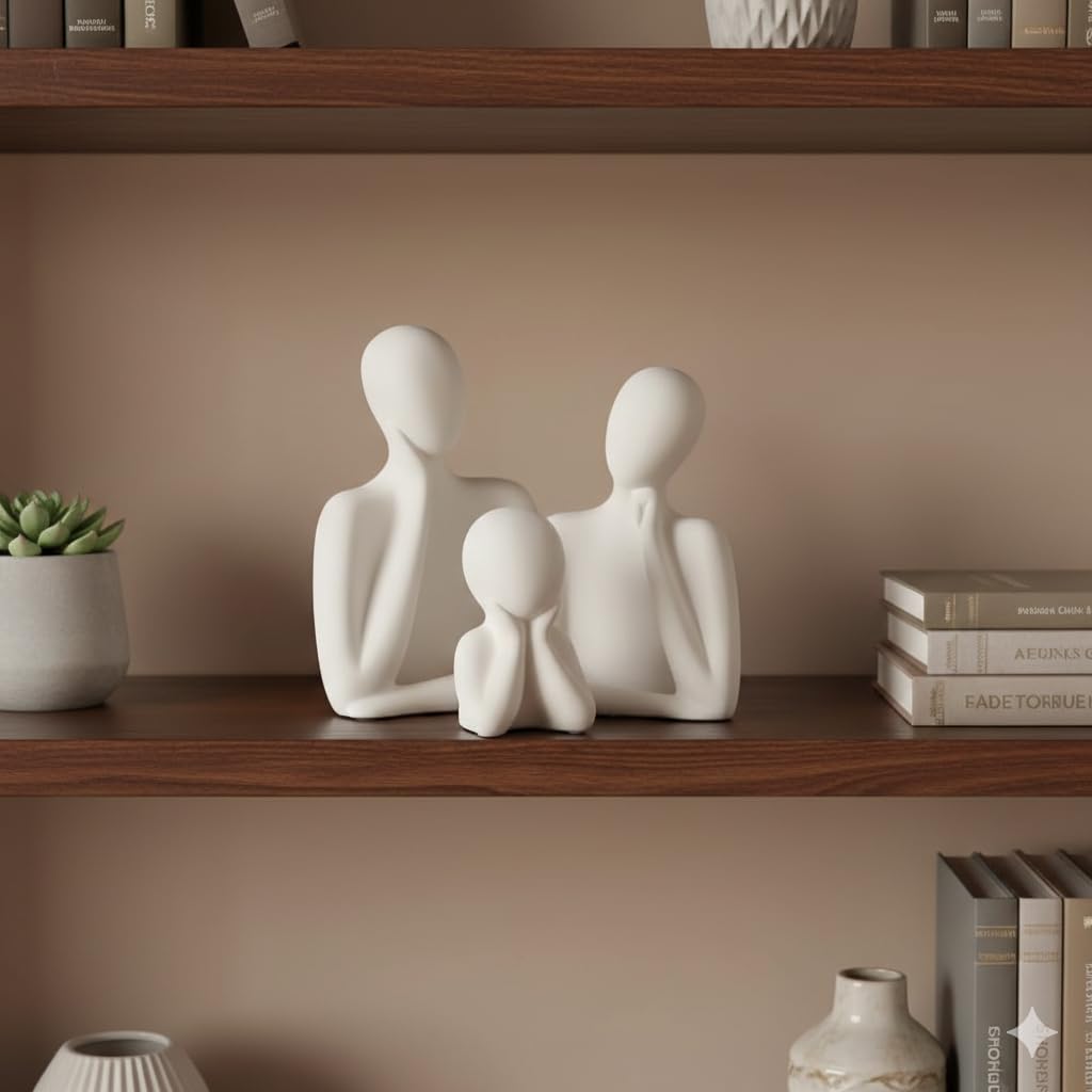 Modern Abstract Family Sculpture