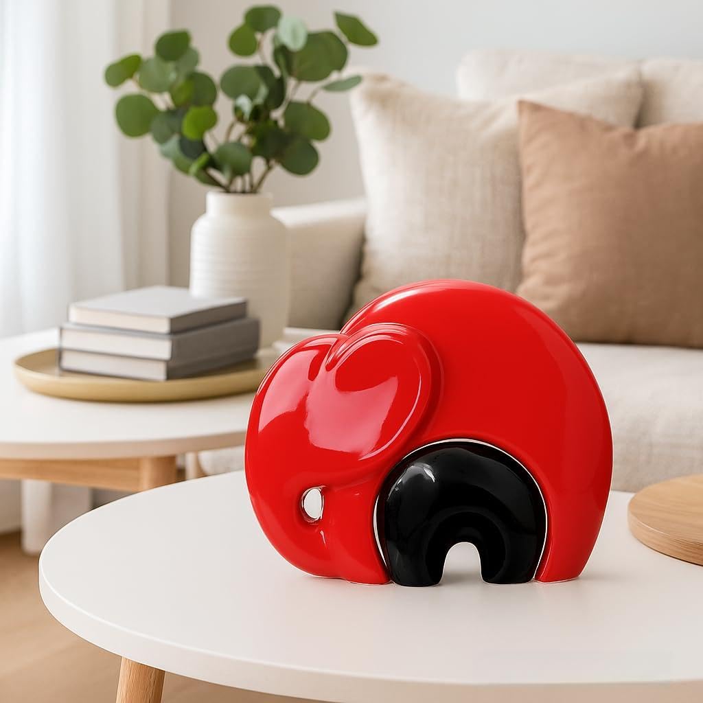 Lucky Deer Family Matte Finish Ceramic Figures - (Set of 3, Matte Brown)