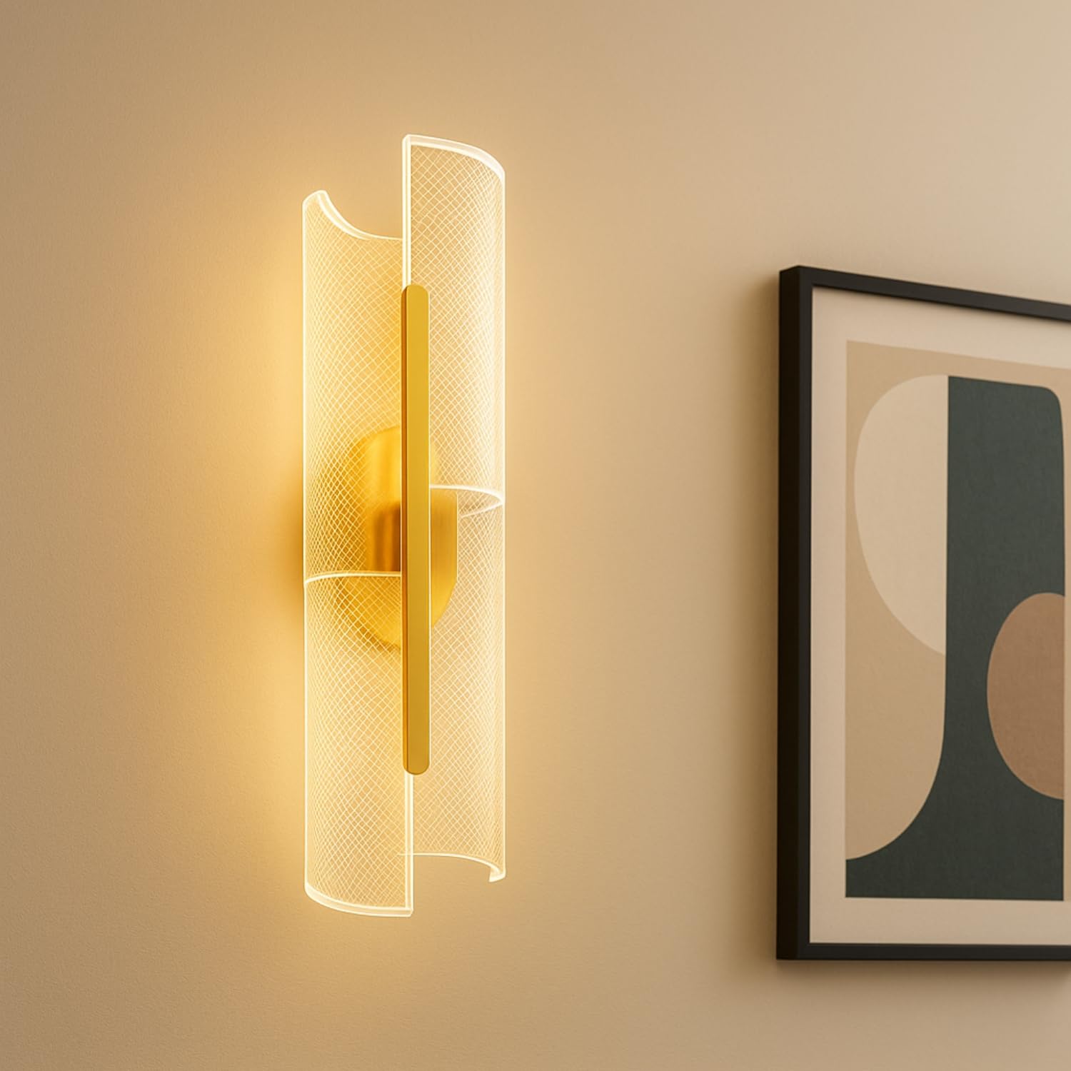 3D Moon LED Wall Lamp Modern Art