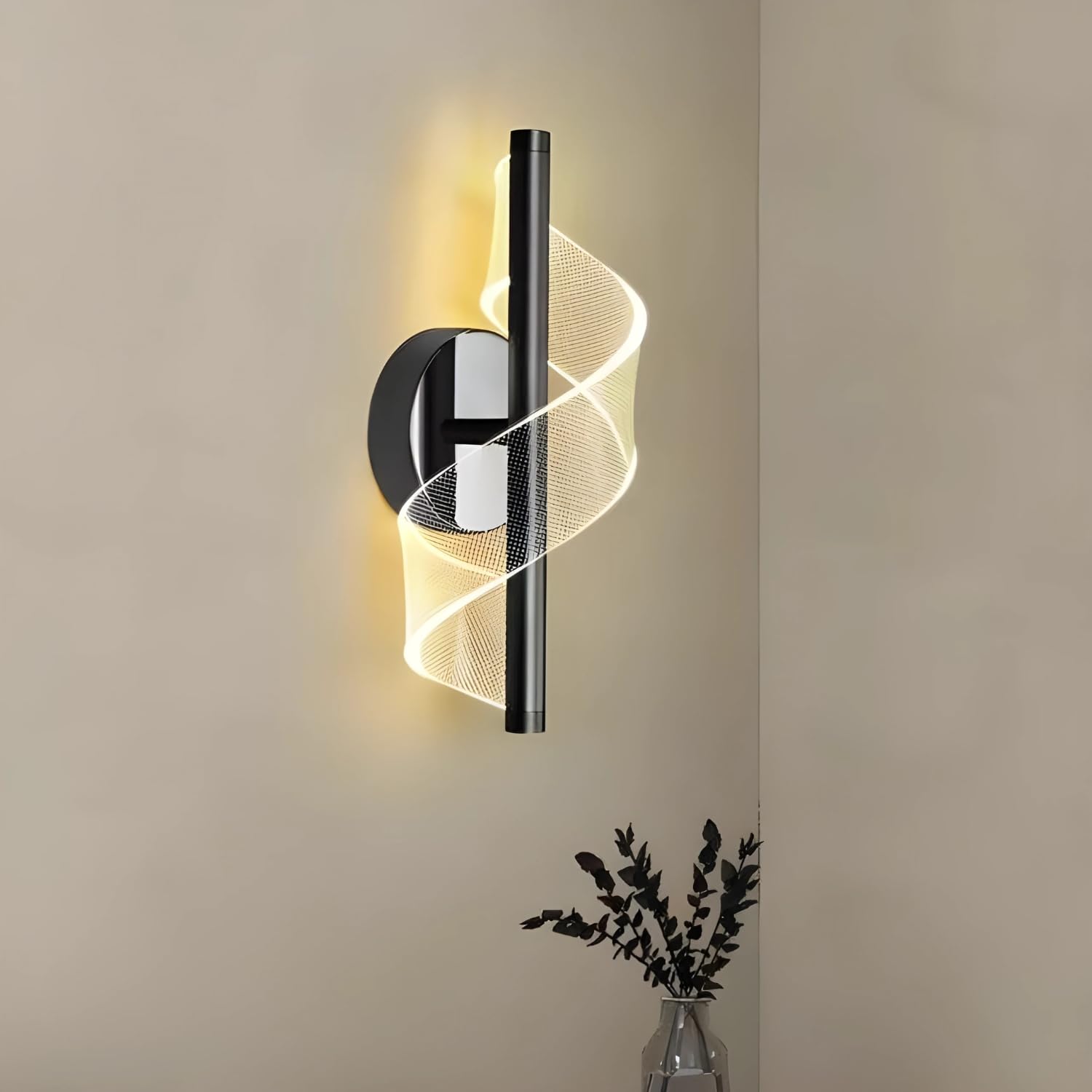 3D Moon LED Wall Lamp Modern Art