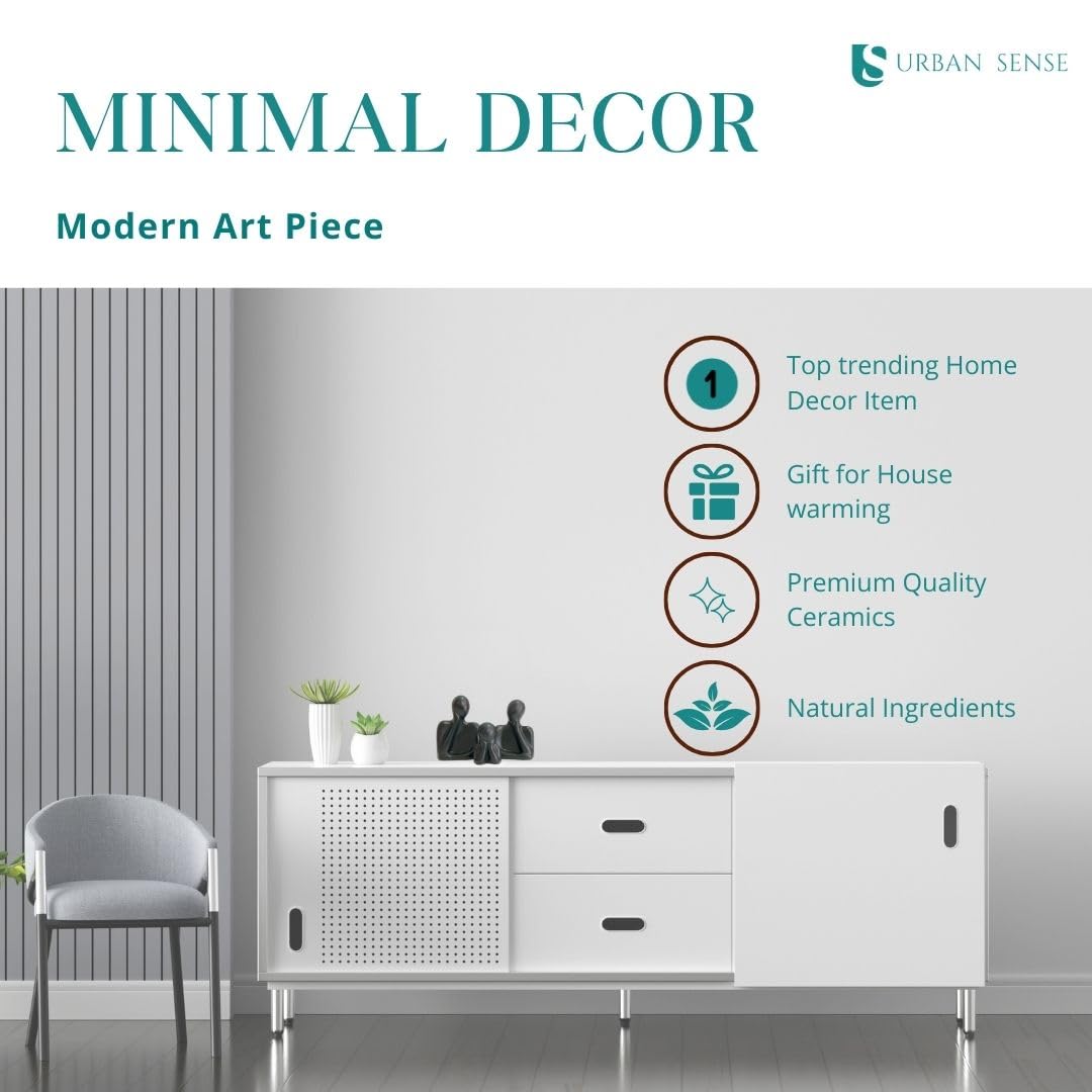 Ceramic Couple Family Statue