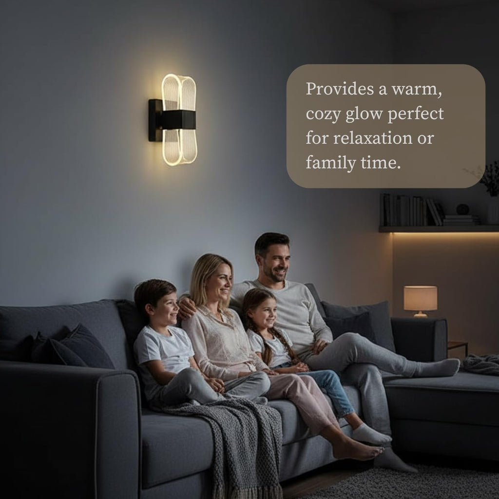 3D Moon LED Wall Lamp Modern Art