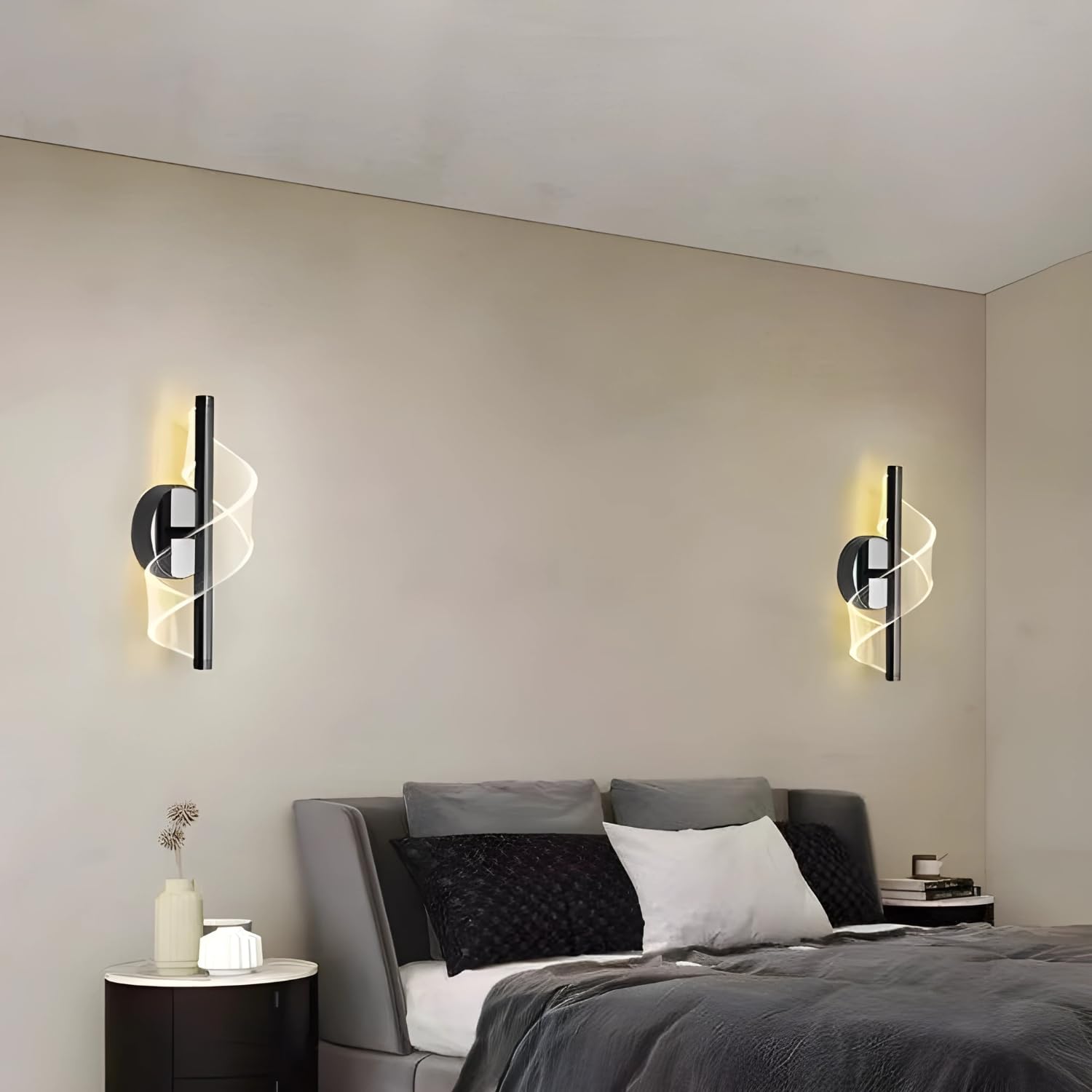 3D Moon LED Wall Lamp Modern Art