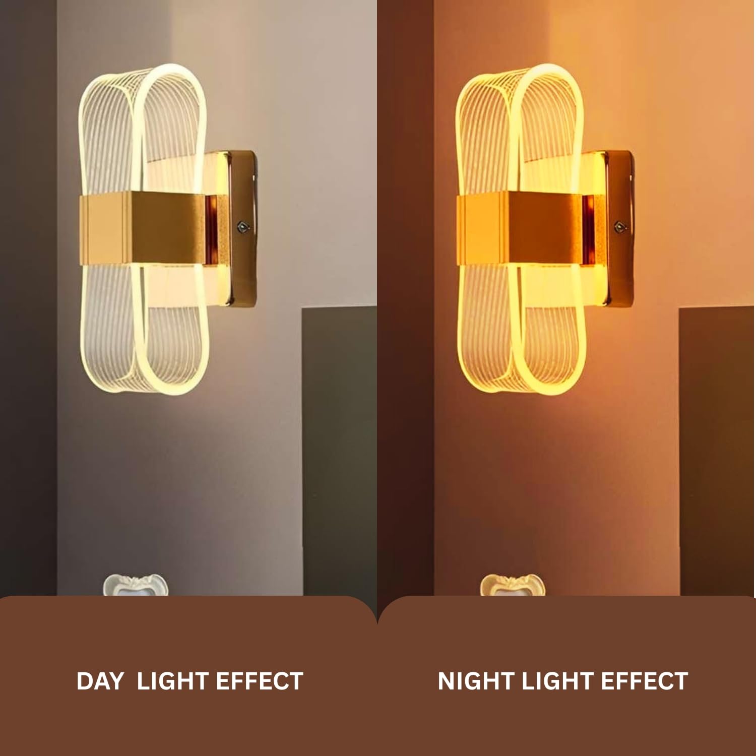 3D Moon LED Wall Lamp Modern Art