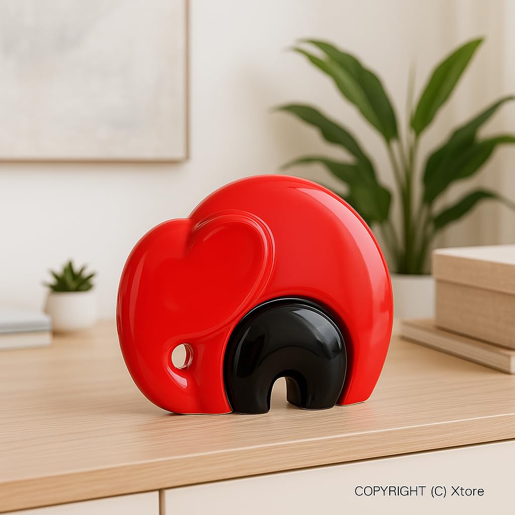 Lucky Deer Family Matte Finish Ceramic Figures - (Set of 3, Matte Brown)