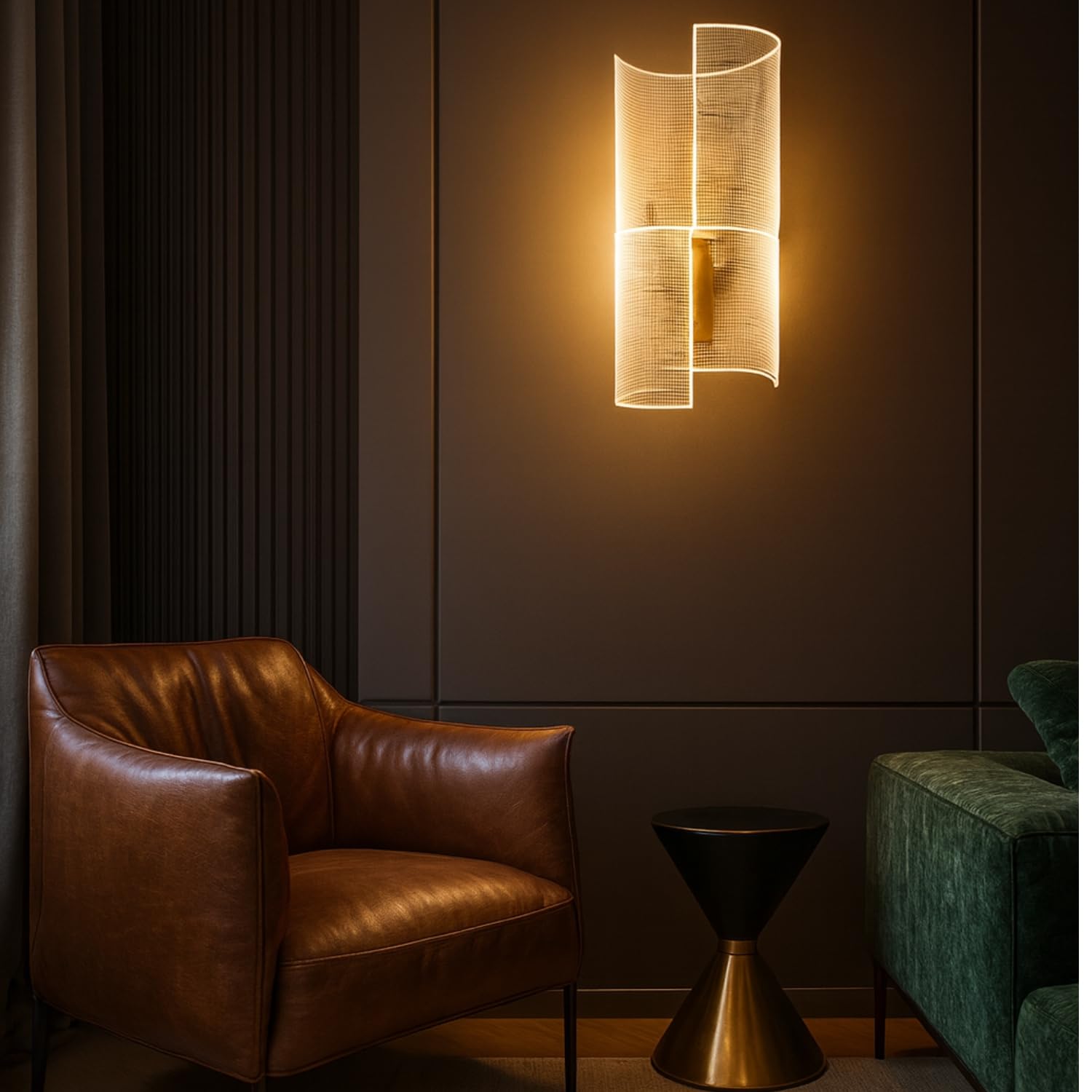 3D Moon LED Wall Lamp Modern Art