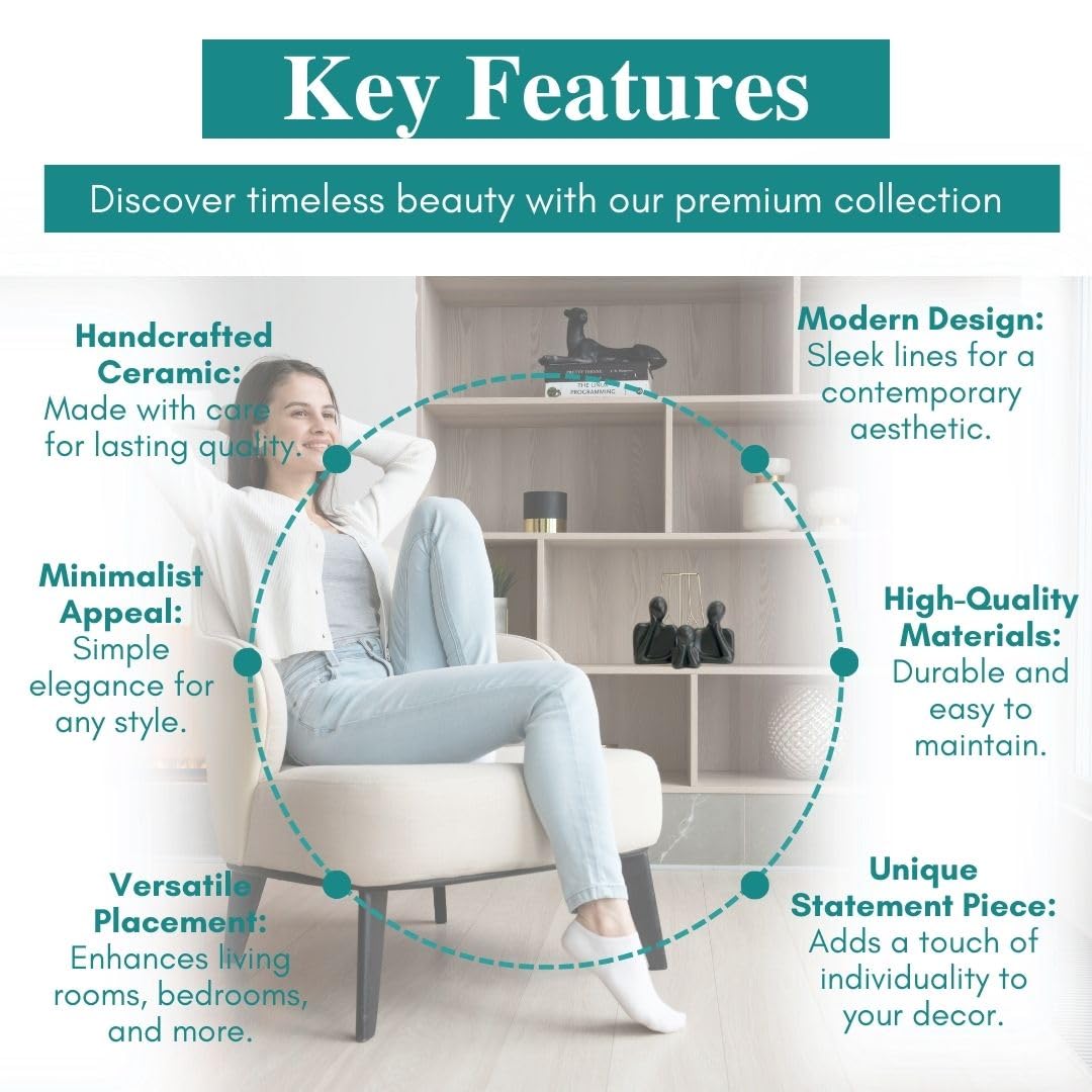 Ceramic Couple Family Statue