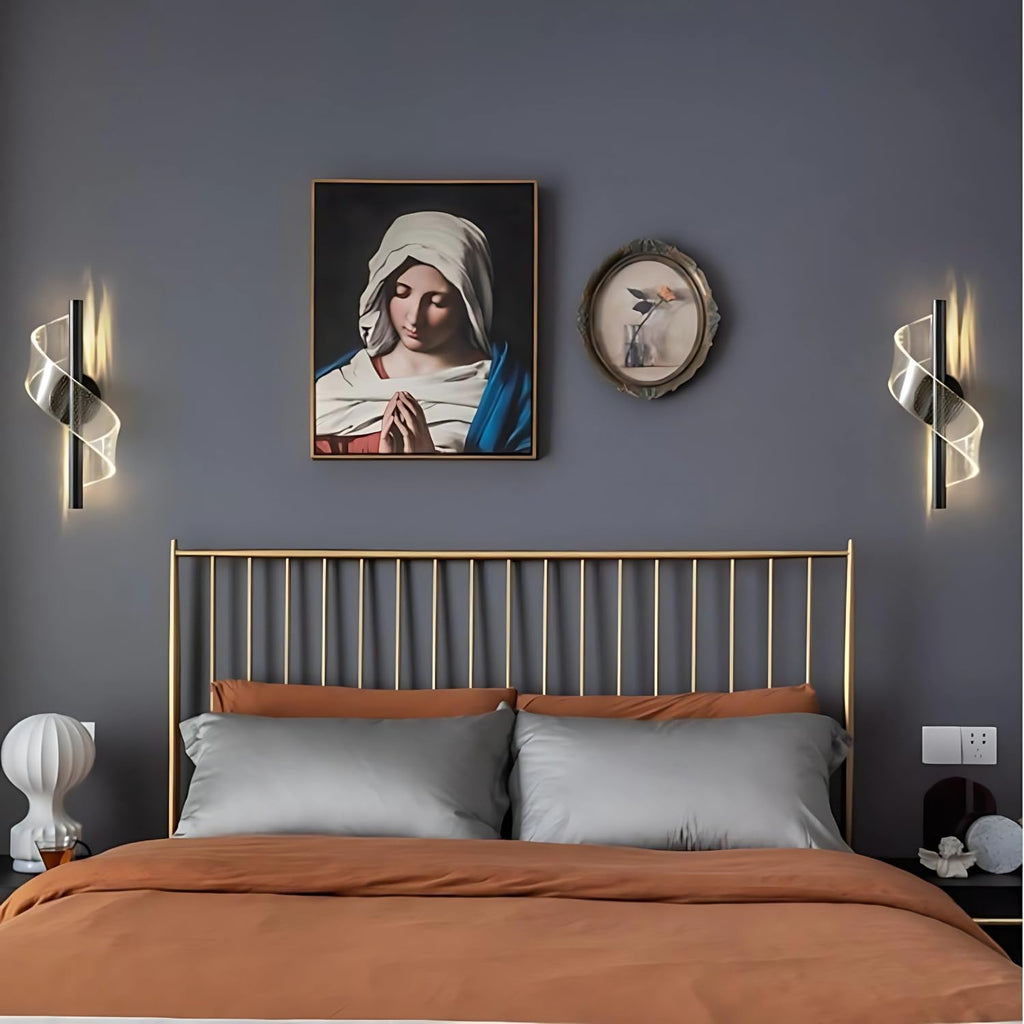 3D Moon LED Wall Lamp Modern Art