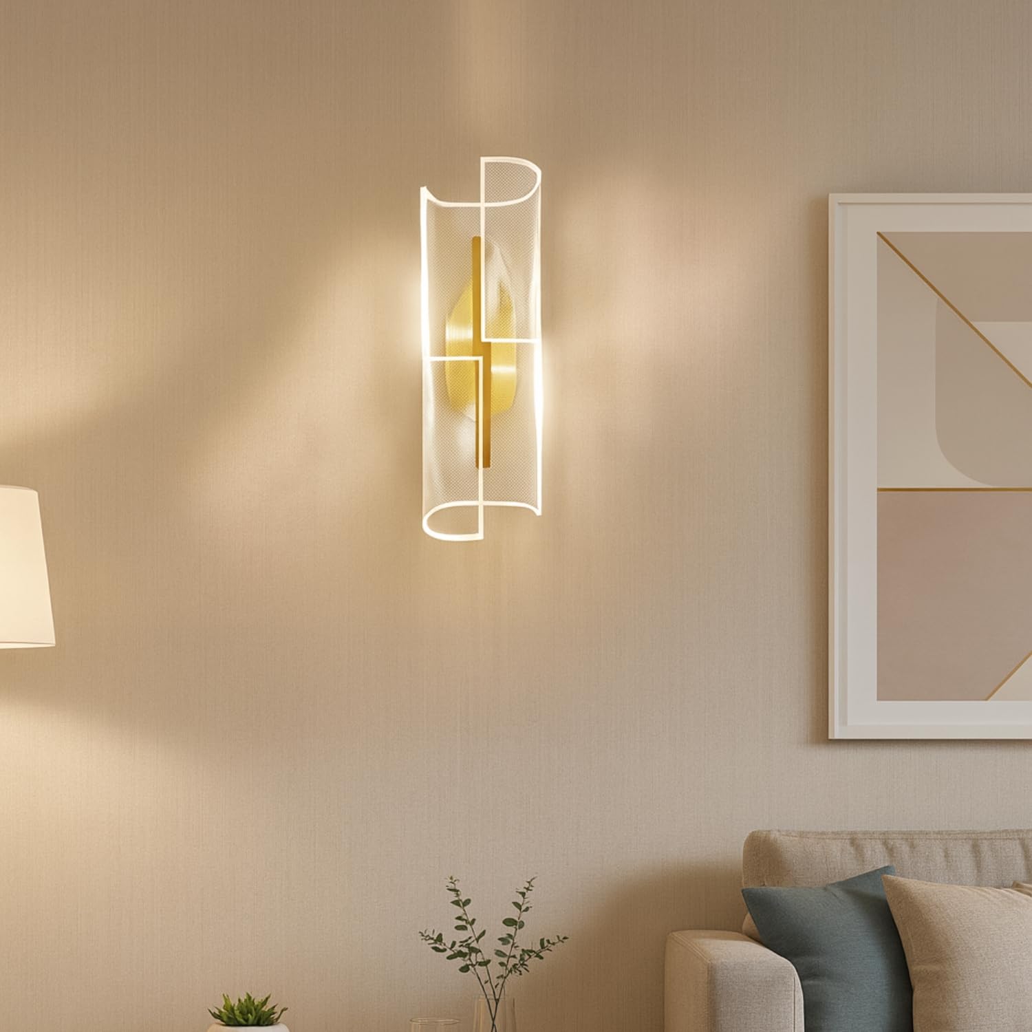 3D Moon LED Wall Lamp Modern Art