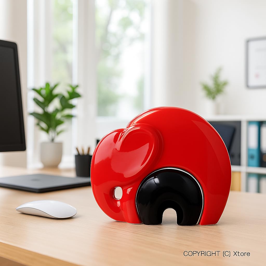 Lucky Deer Family Matte Finish Ceramic Figures - (Set of 3, Matte Brown)