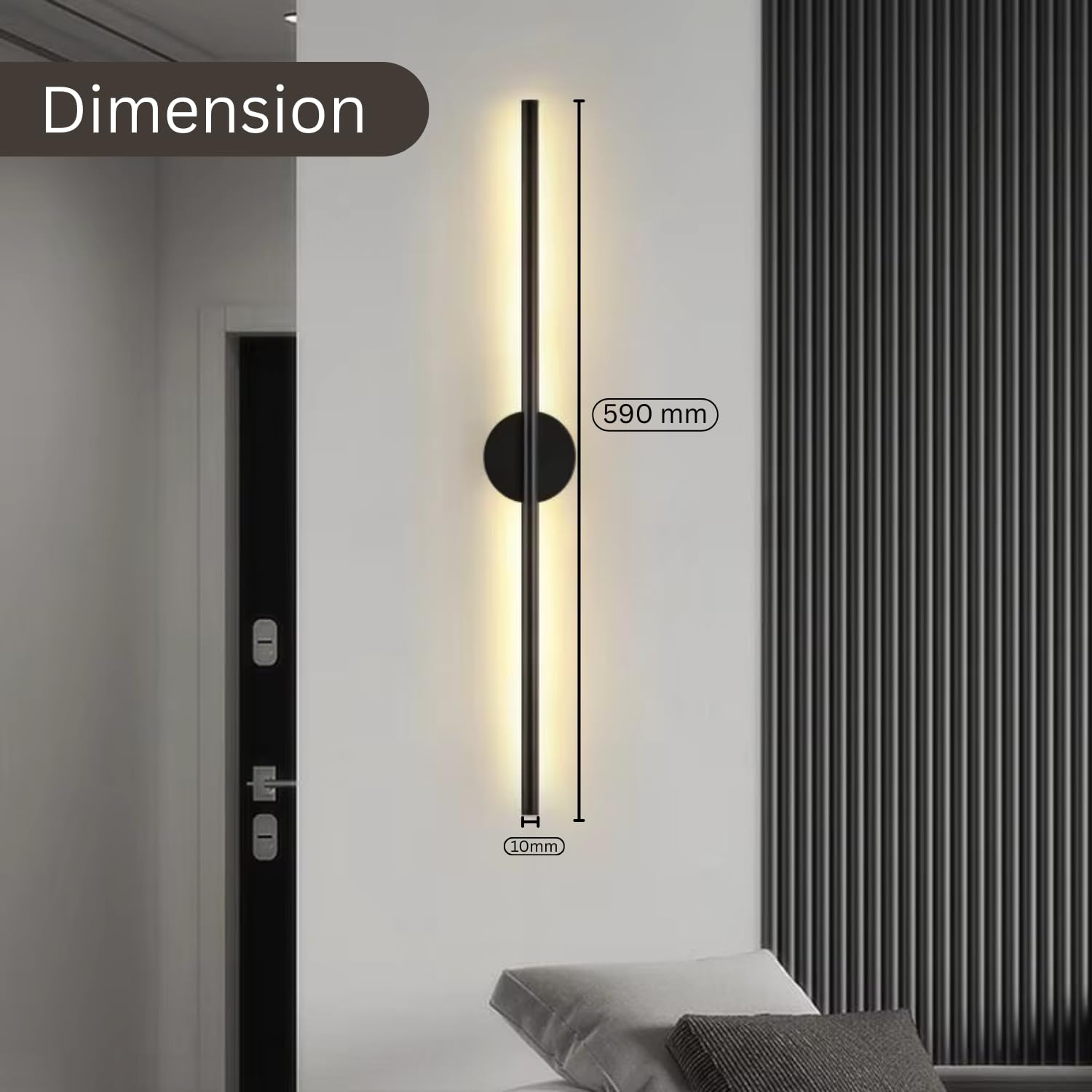 3D Moon LED Wall Lamp Modern Art