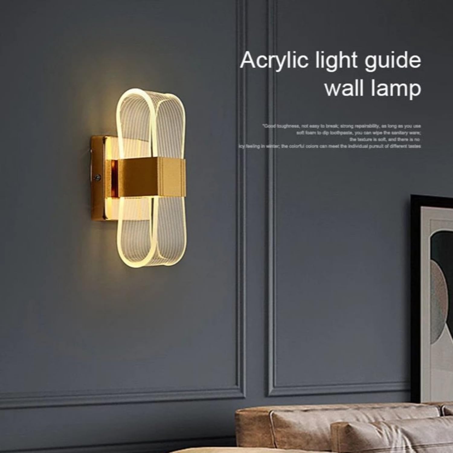 3D Moon LED Wall Lamp Modern Art