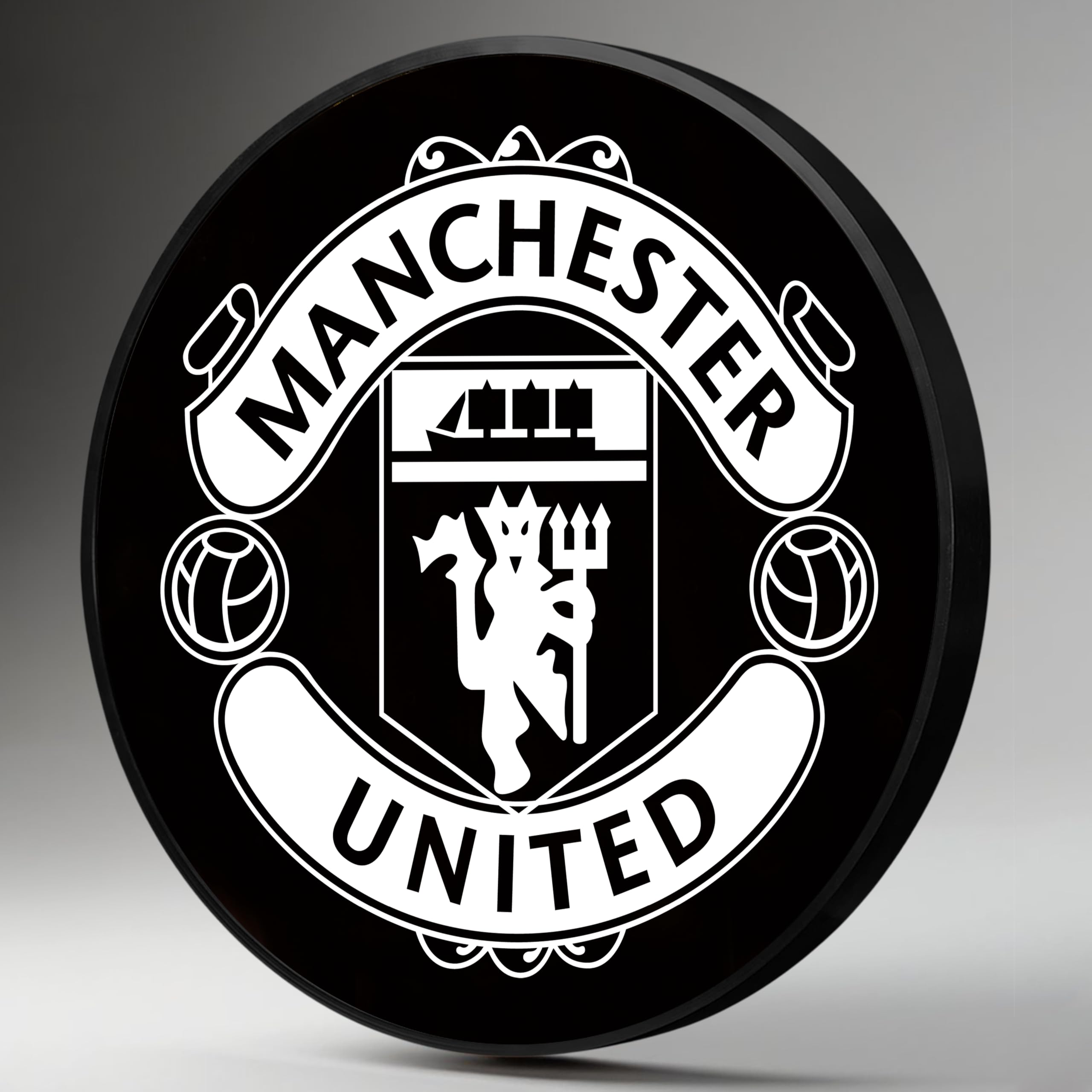 Full Moon Scenic View Night Wall Lamp Painting