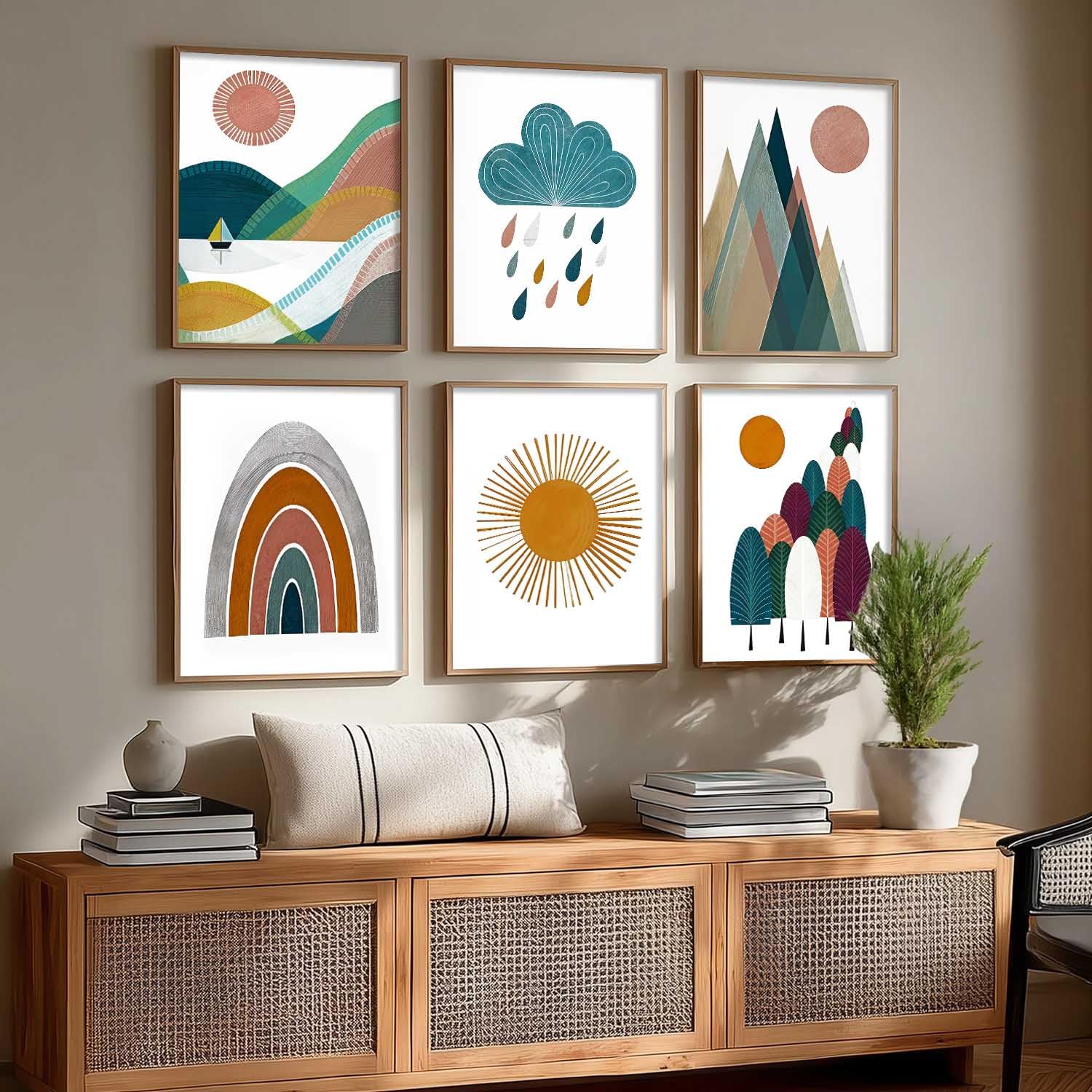 Painting Boho Wall Art