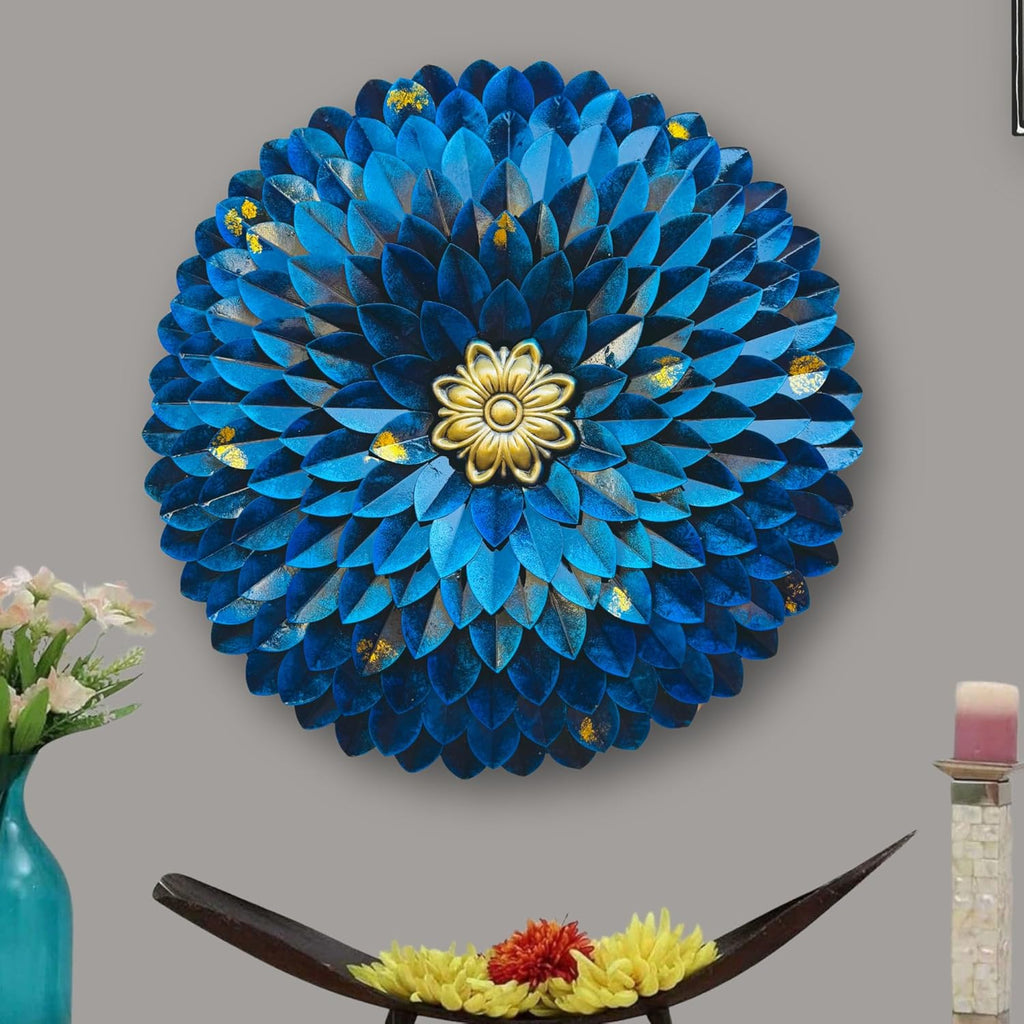 3D Metal Flower Wall Art