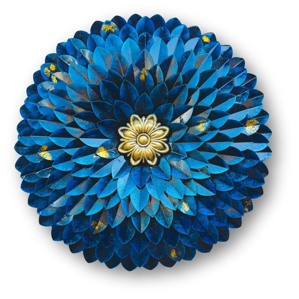 3D Metal Flower Wall Art