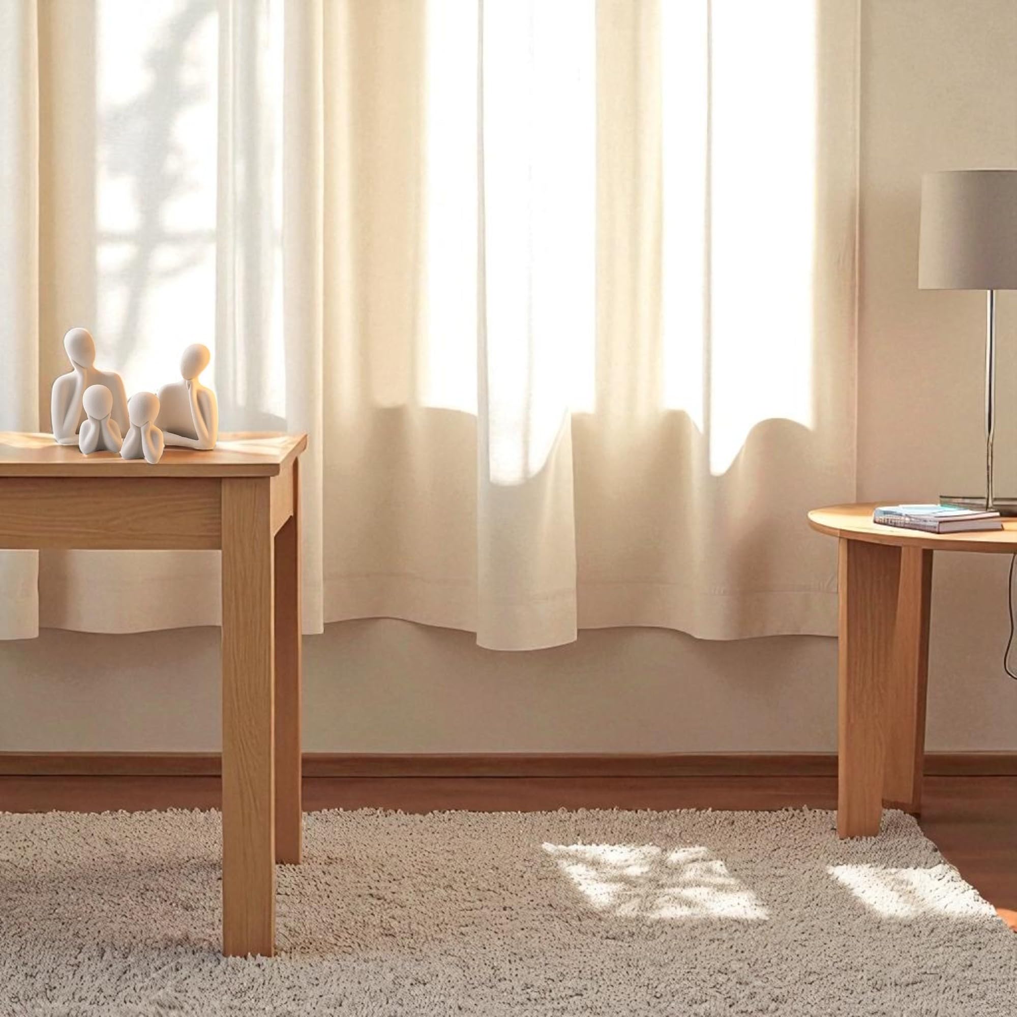 Ceramic Couple Family Statue