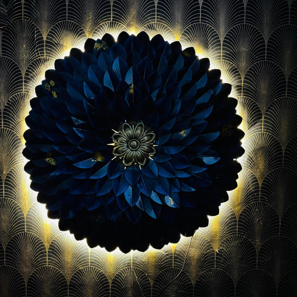 3D Metal Flower Wall Art