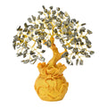 7 Chakra Crystal Bonsai Tree with Golden Money Bag Base